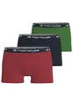 Produktbild: TOM TAILOR Boxer Briefs, Herren Boxershorts, 3er Pack (DE/NL/SE/PL, Alphanumerisch, L, Regular, Regular, Rot/Blau/Grün)