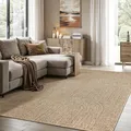Produktbild: the carpet Kansas - Stilvoller Teppich im Jute-Look, ideal für Wohnzimmer, Esszimmer & Flur, pflegeleicht und wetterbeständig für Indoor & Outdoor, ca. 200 x 290 cm