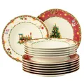 Produktbild: Seltmann Weiden Marie-Luise Weihnachtsnostalgie Tafelservice 12-tlg.