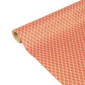 Produktbild: Clairefontaine 223825C - Rolle Geschenkpapier Tiny rolls Kraft mit Schuppermuster (5 m x 0,35m, innovative Breite, einfach zum Transportieren, 70g, Blauer Engel) 1 Rolle, rot