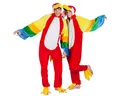 Produktbild: Boland Kostüm Papagei - lustiges Gruppenkostüm Fasching Karneval, Bequemer Overall für schräge Vögel