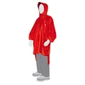 Produktbild: Tatonka Poncho 2 (M-L) - Wasserdichtes Regencape mit Kapuze und Schnürzug - Inklusive Beutel - Größe M - L (red)