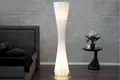 Produktbild: Stehleuchte Stehlampe groß 180 cm Retro Weiß Latex E27 Wohnzimmer Schlafzimmer
