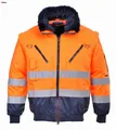 Produktbild: Taillenlange Pilotenjacke PJ50 PORTWEST Warnbomber orange 4in1 XL PORTWES