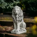 Produktbild: Löwe Blickrichtung links Steinfigur H.53 cm 35 x 26 cm 39 kg Beton frostsicher
