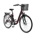 Produktbild: TELEFUNKEN E-Bike City 28 Zoll, RH: 48 cm, 7-Gang - rot