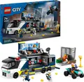 Produktbild: LEGO City Polizeitruck mit Labor, Polizei-Set mit Quad und LKW-Spielzeug für Kinder, Geschenk für Jungs und Mädchen ab 7 Jahre, plus 5 Minifiguren – 2 Polizisten, 1 Wissenschaftler und 2 Ganoven 60418
