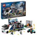 Produktbild: LEGO City Polizeitruck mit Labor, Polizei-Set mit Quad und LKW-Spielzeug für Kinder, Geschenk für Jungs und Mädchen ab 7 Jahre, plus 5 Minifiguren – 2 Polizisten, 1 Wissenschaftler und 2 Ganoven 60418