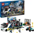 Produktbild: LEGO City Polizeitruck mit Labor, Polizei-Set mit Quad & LKW-Spielzeug, Kinder