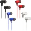 Produktbild: JBL E15 In-Ear Kopfhörer Ohrhörer mit Universeller 1-Tasten-Fernbedienung mit Integriertem Mikrofon Kompatibel mit den meisten Smartphones - Blau