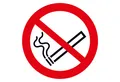 Produktbild: SafetyMarking Hinweisschild, (6 Stück), Verbotsschild Folie Rauchen D 50 mm