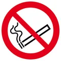 Produktbild: Verbotsschild Rauchen verboten Folie selbstklebend (Ø) 50mm ISO 7010 6St.