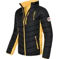 Produktbild: Nebulus GRAFFITY Winterjacke Herren, warme Outdoorjacke, praktische & vielseitige Übergangs- & Winterjacke, P4767 - Herren, schwarz-gelb, S - Schwarz - S