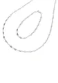 Produktbild: Firetti Ketten und Armband Set Multipack Schmuck Geschenk Silber 925 Armkette Halskette Plättchen (Set, 2-tlg)