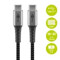 Produktbild: USB-C™ Lade- und Synchronisationskabel für Geräte mit USB-C™-Textilkabel 2mtr.