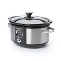 Produktbild: Brabantia BBEK1081 Slowcooker - 3,5 Liter - 180 Watt - Warmhaltefunktion - Keramische Innenpfanne