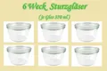 Produktbild: 6 Weck Sturzglas Vorratsglas Weckgläser Marmeladenglas Einkochglas Vorrat 370 ml