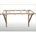 Produktbild: Vordach 2050 Mm Holz Pultvordach Haustür Tür Überdachung Holzvordach - Melko