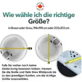Produktbild: Canadian Spa Whirlpoolabdeckung, 203 cm Ø, grau, isolierend, UV-beständig