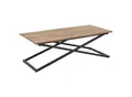 Produktbild: Modante Couchtisch, Schwarz, Akazie, Holz, Metall, Akazie, massiv, rechteckig, X-Form, 61x46x122 cm, abnehmbares Tablett, Wohnzimmer, Wohnzimmertische, Couchtische, Couchtische Metall