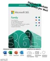 Produktbild: Microsoft 365 Family - Office 365 | 6Nutzer | Mehrere PC/MAC | 12 Monate | ESD