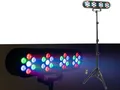 Produktbild: LED Lichteffekt Effekt 4 LED PAR Combi RGBW Show Fernbedienung BAR Light