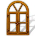 Produktbild: aubaho Stallfenster Fenster zum Öffnen Scheunenfenster Eisen Eisenfenster Antik-Stil