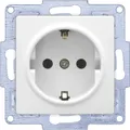 Produktbild: Gunsan VISAGE + MODERNA Modul Steckdose Schutzkontakt Weiss (31793523)