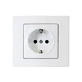 Produktbild: Schuko Steckdose & Schalter Serie Moderna weiss