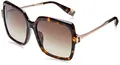 Produktbild: Furla SFU626 0706 Avana Media Lucida Sunglasses Woman Acetate, Square, 58