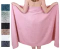 Produktbild: Betz Badetuch XXL 100x200 cm – 1 Stück – Saunatuch & Strandtuch aus 100% Baumwolle, 360 g/m² – saugstark & weich – großes Handtuch mit Aufhänger – Serie Berlin – Farbe Lotus