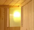 Produktbild: Saunaleuchte Saunalicht PREMIUM Sauna, für den Eckeinbau mit Glasblendschirm
