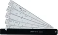 Produktbild: Linex FS 100 Fächerreduktionslinial, 15cm, 5 Maßstäbe mit insgesamt 22 Teilungen