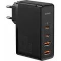 Produktbild: Baseus Gan2 Pro Schnellladegerät 100w Usb / Usb Typ C Quick Charge 4+ Power Delivery Schwarz (ccgan2p-l01)