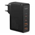 Produktbild: Baseus GaN2 Pro Schnellladegerät 100W USB / USB Typ C Quick Charge 4+ Power Delivery Schwarz (CCGAN2P-L01)