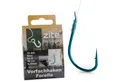 Produktbild: Zite Forellenhaken in Gr. 8 - Vorfachhaken blau mit Angelschnur - 10 Stück Angelzubehör, Mit scharfen, vorgebundenen Einzelhaken