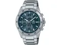 Produktbild: Chronograph CASIO EDIFICE, silber (petrol, edelstahlfarben), Armbanduhren, Herren, Chronograph, Quarzuhr,Armbanduhr,Herrenuhr, bis 10 bar wasserdicht,Edelstahlarmband