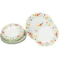 Produktbild: 12tlg Tafelservice VARIANT BLÜMCHEN für 6 Personen aus Porzellan