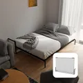 Produktbild: Wallbedking - Murphy Schrankbett Horizontal Studio 190x140 cm (Doppelbett) – Platzsparendes verstecktes Wandklappbett für Gästezimmer, Studios und kleine Räume