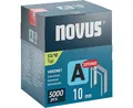 Produktbild: NOVUS  5000x Feindrahtklammern Typ A 53/10, verzinkt und superhart