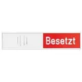 Produktbild: Türschild besetzt BS0117 102x27,4mm al selbstklebend