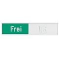 Produktbild: Franken Türschild Besetzt/Frei Selbstklebend Aluminium 10,2 x 2,7 cm BS0117