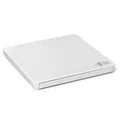 Produktbild: Hitachi-LG GP60 External DVD Drive, Slim Portable DVD Burner/Writer/Player for Laptop, Windows and Mac OS Compatible, USB 2.0, 8x Read/Write Speed - White