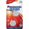 Produktbild: Panasonic Lithium Power CR2016 (2 Stk., CR2016, 165 mAh) (CR-2016L/2BP)