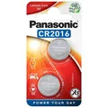 Produktbild: kQ Panasonic Knopfzelle Lithium CR2016 3V Batterien 2er Blister