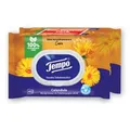 Produktbild: Essity Germany GmbH Tempo Kamille Feuchte Toilettentücher, Feuchtes, sanftes und besonders pflegendes Toilettenpapier, 1 Doppel-Packung = 2 x 42 Tücher, mit Verschluss 836249