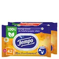 Produktbild: Tempo feuchte Toilettentücher Calendula & Kamille, Duo Pack, 2 Packungen mit jeweils 42 Tüchern, 200 g
