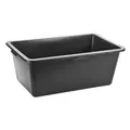Produktbild: Dema Kunststoff Mörtelkasten 80 L – Mörtelwanne, Mörtelkübel, Baukübel, Zementwanne, Zementkübel – robust, leicht, langlebig – für Baustelle, Handwerk, Garten, Heimwerker, Renovierung 15106