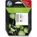 Produktbild: X4E14AE  HP 934XL Schwarz Original Druckerpatrone mit hoher Reichweite/ 935XL 4er Pack Cyan/Magenta/Gelb Original Druckerpatrone