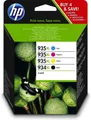 Produktbild: HP Tintenpatrone, 934XL/935XL, original, cyan/magenta/gelb/schwarz, 1.000/825 Seiten (schwarzweiß/farbig) (4 Stück), Sie erhalten 1 Packung á 4 Stück